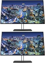 HP Z32 31.5 Inch IPS LED Backlit Monitor 2-Pack 4K UHD 2840 x 2160 (1AA81A8#ABA)