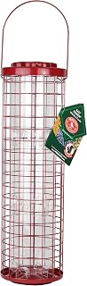 Perky-Pet Squirrel Resistant Easy Feeder - 4 lb Seed Capacity - Red, 102 - Easy to Refill, Squirrel Resistant, Feed Wild Birds - Great Gift Idea, Outdoor Decor - Hang on Porch, Deck, Branch