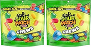 Sour Patch Kids Chews Soft & Chewy Candy, Share Size, 8.12 oz (Pack of 2)