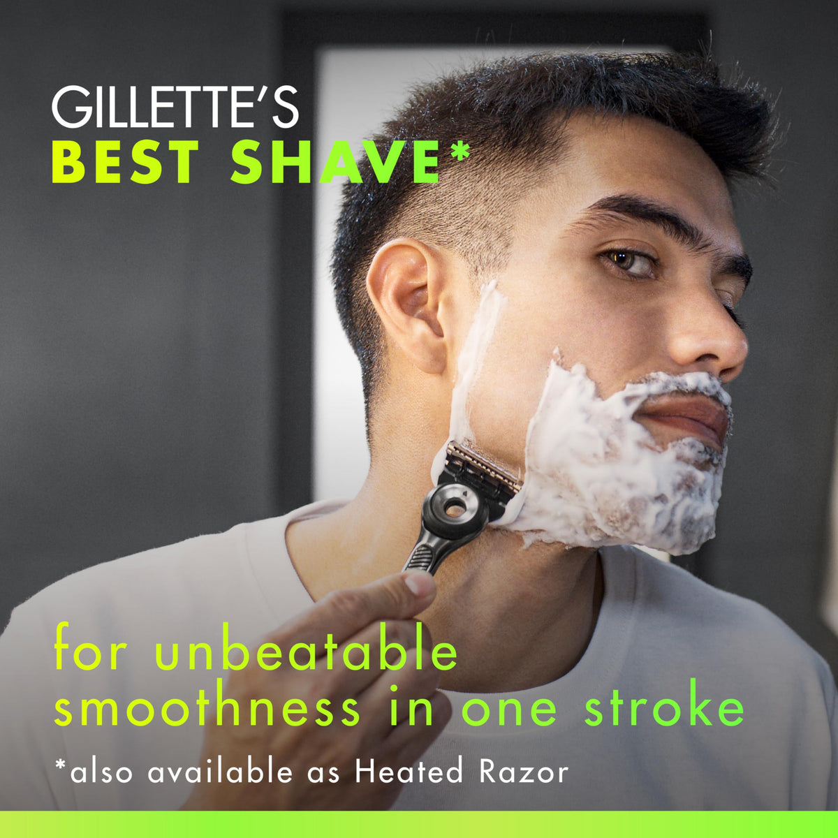 Labs Men's Razor Set by Gillette – 1 Count (Pack of 1), Metal, Silver and Black, Model CUNYAX