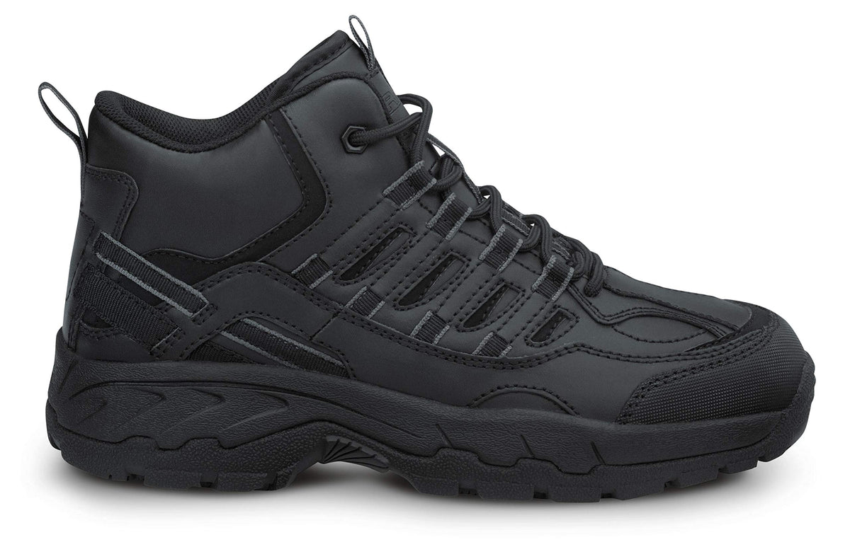 Womens Black Boone Composite Toe SRO Hiker 8.0 M by SR Max – 8, Polyurethane, Black, Model Maxtrax