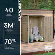 Suncast Taupe / 54 CU FT. / Outdoor,Garden Storage Sheds