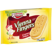Cookies, Vienna Fingers Sandwich Cookies, Creme Filled, 14.2 oz Tray by Keebler – 14.2 Ounce (Pack of 1), brown, Model 0380675