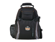 Arsenal 5843 Tool Backpack Dual Compartments by Ergodyne – Standard, Polyester, Black, Model 13743