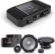Alpine R2-A60F 4-Ch Amp with R2-S652 6.5in Component Speakers | 1x R-Series 4-channel amplifier with 1x 6.5 in high-resolution 2-way component speaker set.