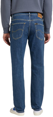 Brooklyn Straight Mid Jeans by Lee – Baumwolle, Mid Stonewash, Model L452