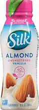 Silk Unsweetened Vanilla Almond Milk, 10 Fluid Ounce Aseptic -- 12 per case.