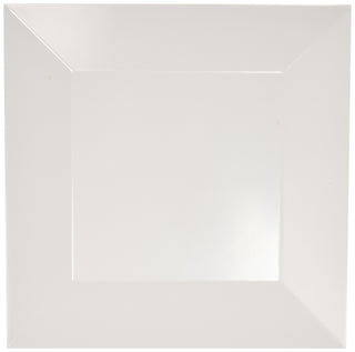 Platters, 12" Length x 12" Width, White by American Metalcraft – Large, Melamine, White, Model SQP10
