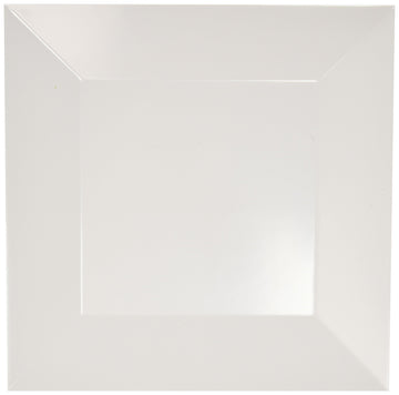 Platters, 12" Length x 12" Width, White by American Metalcraft – Large, Melamine, White, Model SQP10