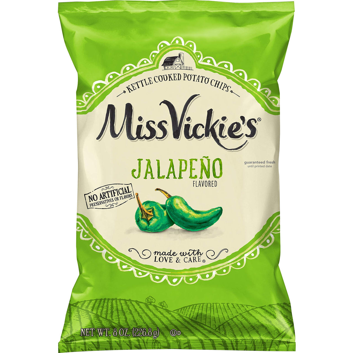 Jalapeño, 8 Ounce by Miss Vickie's – 8 Ounce (Pack of 1)