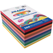Construction Paper by Prang – 6" x 9", Paper, 10 Colors may vary, Pack of 500, Model PAC6678