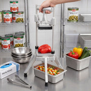 1/4-Inch Chopper by Global Solutions – 19 x 8 x 8 inches, Aluminum, Silver, Model GS4150-A