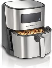 Hamilton Beach 5.8 Quart Digital Air Fryer Oven With 8 Pre-Set Functions