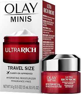 Olay Regenerist Ultra Rich Face Moisturizer, Fragrance-Free, Trial Size, 0.5 oz