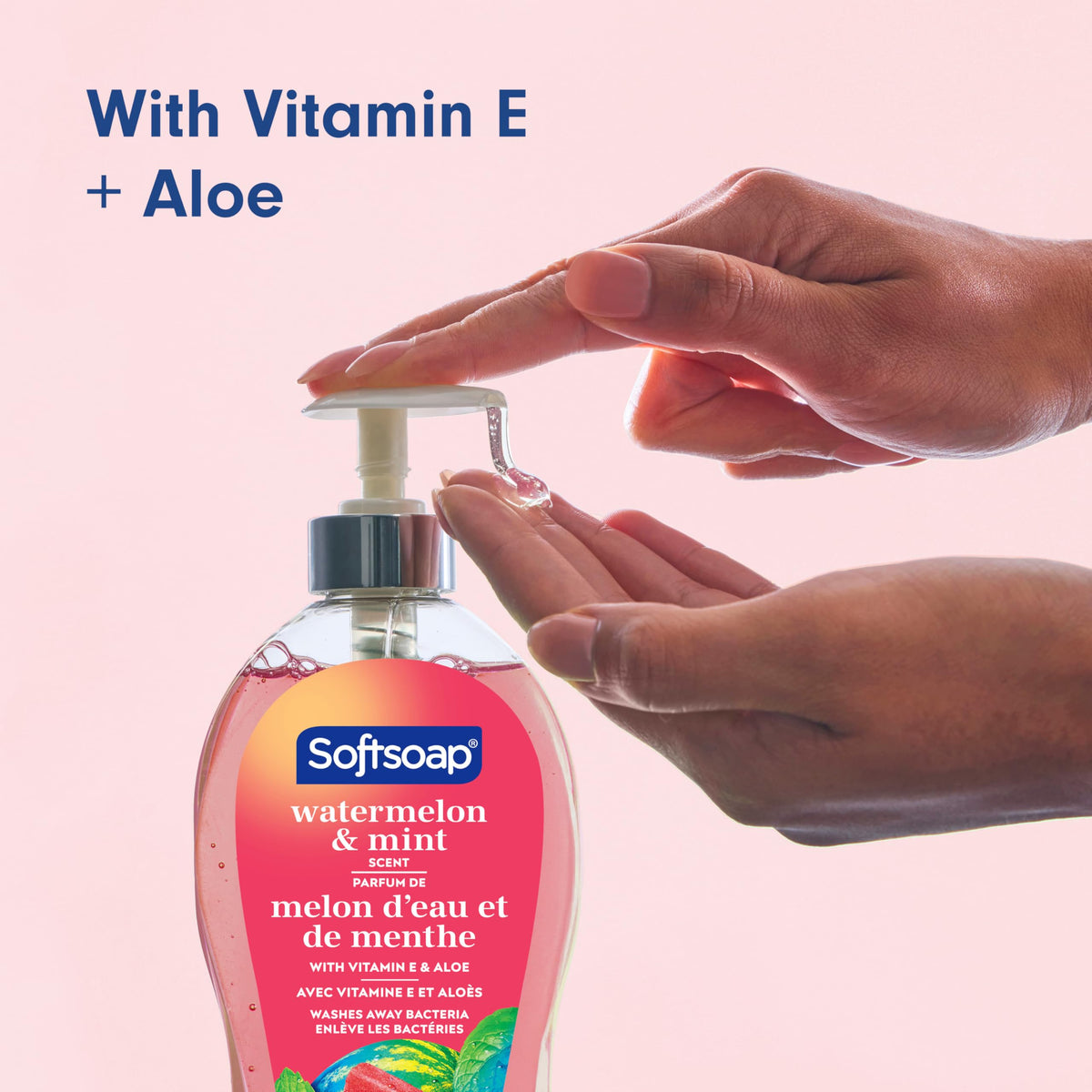 Softsoap Watermelon & Mint / 11.25 Fl Oz (Pack of 6) / Pink Hand Wash