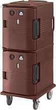 Cambro UPCH800131 Ultra Camcart with Heated Doors 110V Dark Brown Case of 1