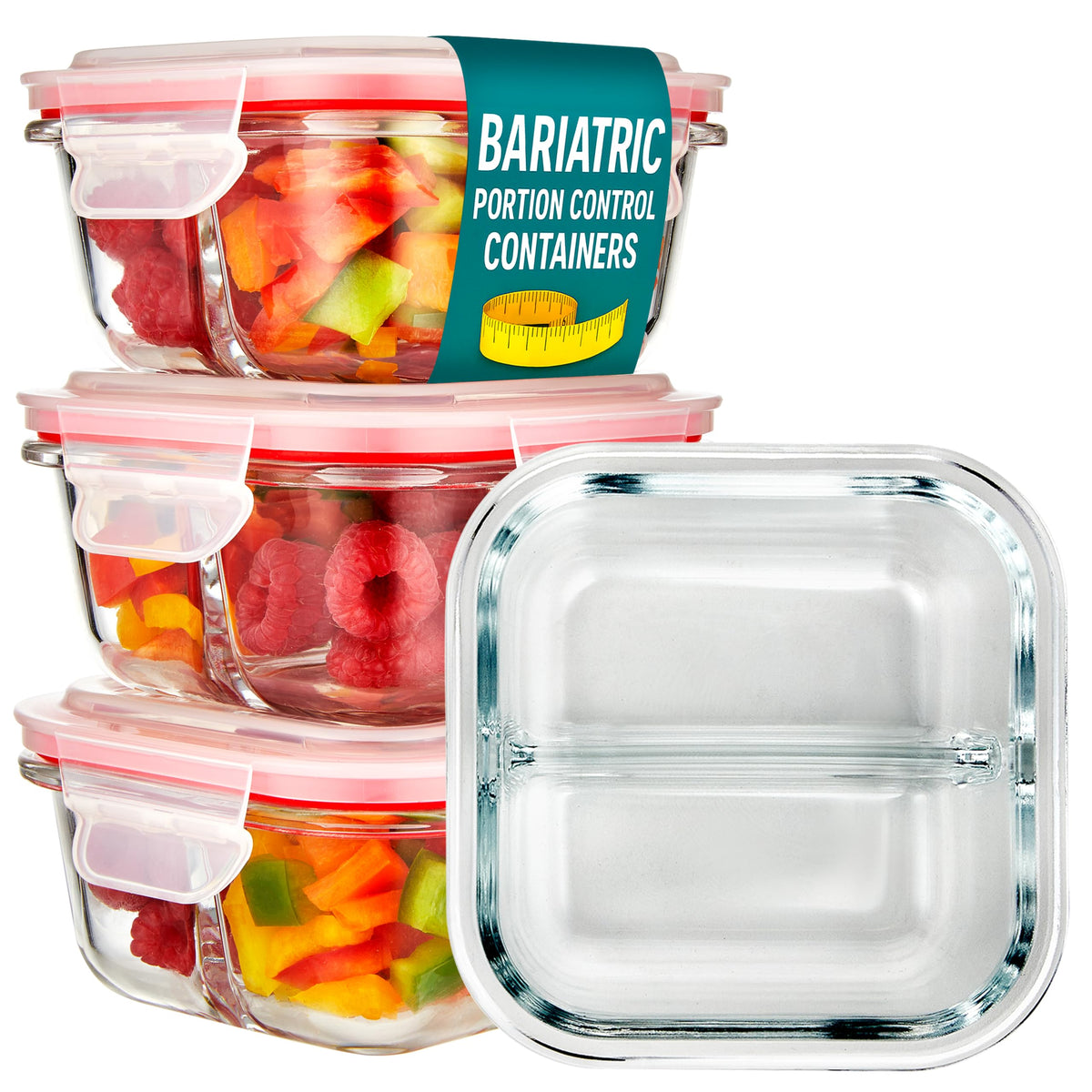 Stock Your Home 4oz / Transparent / 4.0 fluid_ounces Container Sets