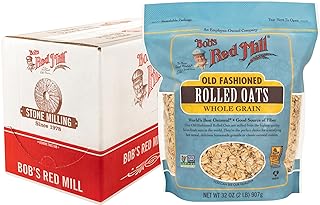 Bob's Red Mill Old Fashioned Rolled Oats, 32oz (4 Pack)