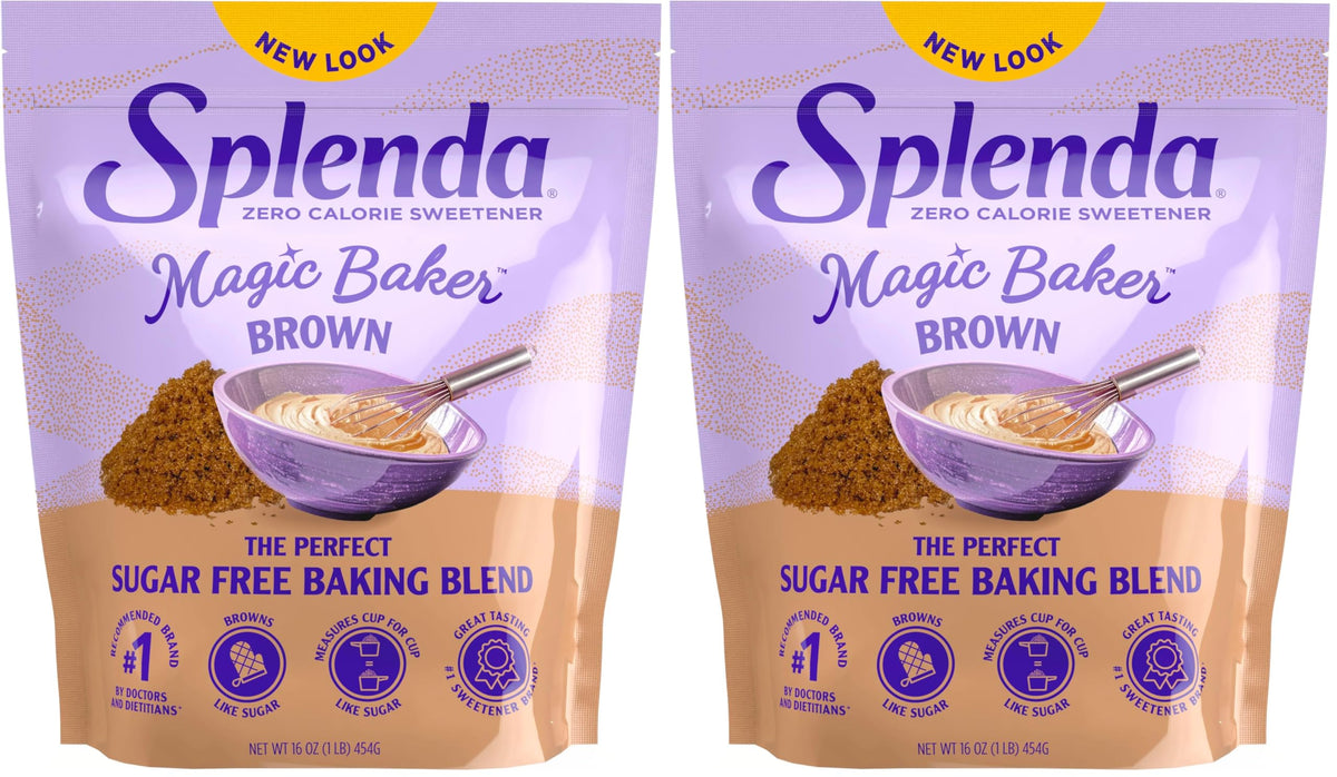 SPLENDA Brown / 16 Ounce (Pack of 2) / 1 Stevia