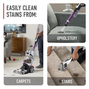 SmartWash Pet Automatic Carpet Cleaner Machine with Spot Chaser Wand by Hoover – FH53000PC, 0.5 gallons, Purple, Model FH53000PC
