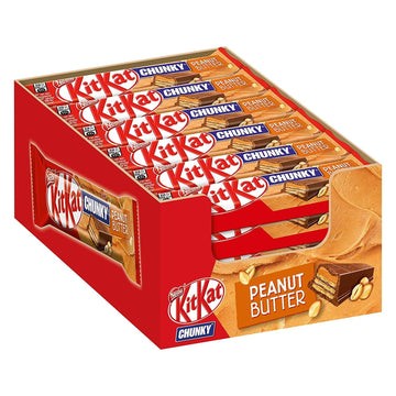 KitKat Chunky Peanut Butter 24 Pieces (1008g) by Kit Kat – 1.48 Ounce (Pack of 24), Pack of 24, Model 12270334