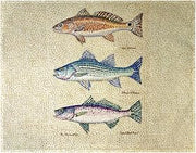 Interiors Creek Fish Place Mat Set of 4