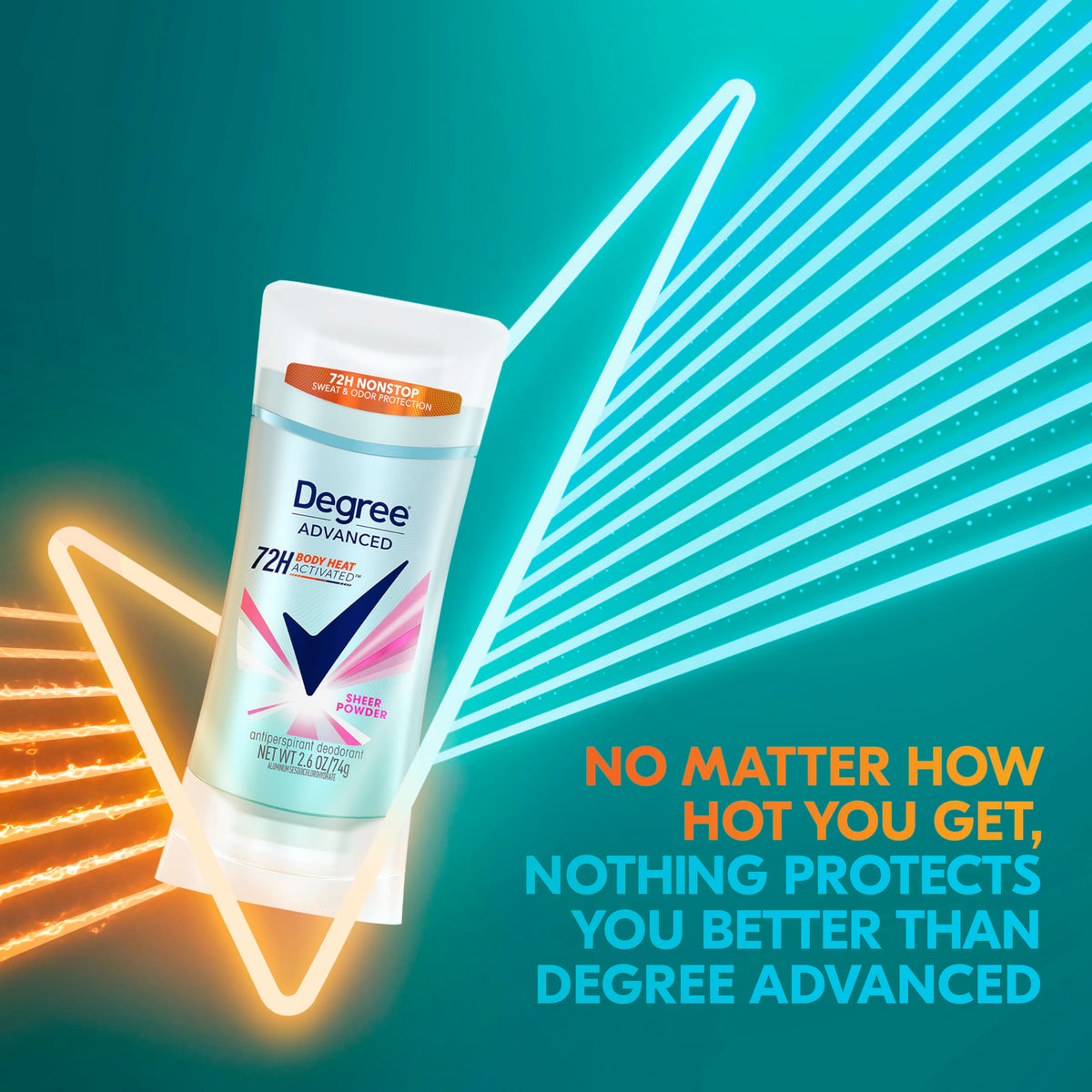 Degree 2.6 Ounce (Pack of 2) / Sheer Powder / No Color Antiperspirant Deodorant