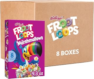 Kellogg's Froot Loops Original With Marshmallows Cereal 4.65Lb 8 Count