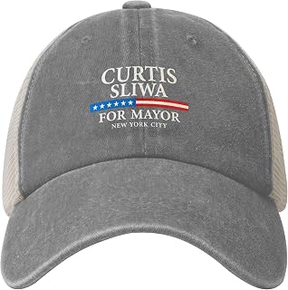 Curtis Sliwa for Mayor New York City Hat 2026 New York Election Golf Dad Hats Denim Mesh
