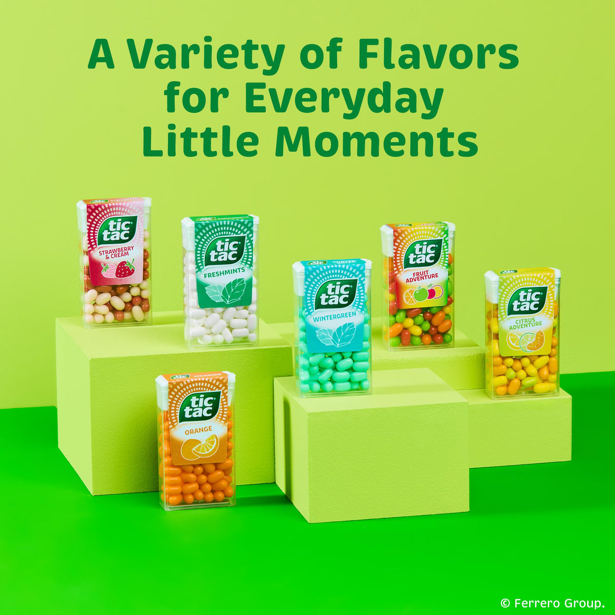 Tic Tac Fruit Adventure / 1.7 Ounce (Pack of 12) / Various Mints
