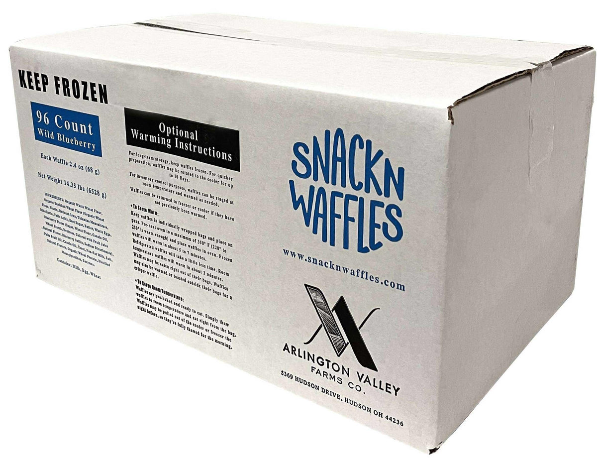 Snack N Waffles by Arlington Valley Farms – 2.4 Ounce (Pack of 96), Pack of 96