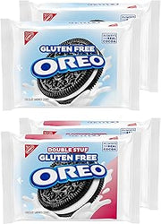 Original & OREO Double Stuf Gluten Free Cookies Variety Pack, 4 Packs