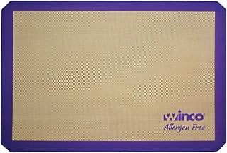 Winco Two-Third Size Purple Silicone Baking Mat