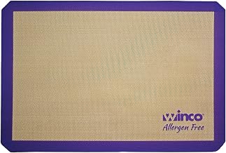 Winco Two-Third Size Purple Silicone Baking Mat