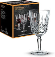 Nachtmann Noblesse Wine Goblet, Set of 4 | 12oz, Wine/Cocktail Glass, Stemmed Glassware, Crystal, Dishwasher Safe