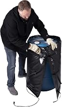 Powerblanket BH30-PRO 30-Gallon Insulated Full Coverage Drum Heating Blanket w/ Thermostat 145 °F — Pail & Barrel Heater for Steel & Poly Drums