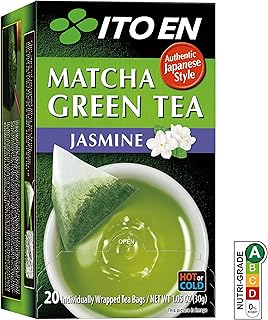 ITO EN Matcha Tea Green Jasmine, 20 count