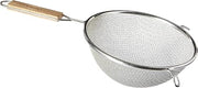 Tablecraft 8" Tinned Double Medium Mesh Strainer