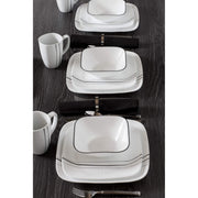 Corelle Cascading Lines / 16-Piece / 1 Dinnerware Sets