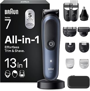 Braun Multigroom AIO7565 All-in-One Series 7 13-in-1 Trimmer Kit - Blue