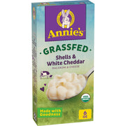 Annie's Homegrown Shells & White Cheddar / 6 Ounce (Pack of 1) / 1 Macaroni & Cheese