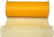 Reliant Ribbon Tulle Standard Ribbon, 6 Inch X 25 Yards, Yellow