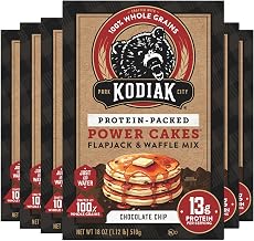 Kodiak Power Cakes Chocolate Chip Pancake & Waffle Mix, High Protein, 6pk