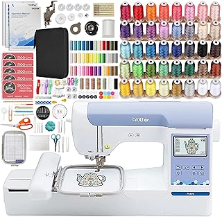Brother PE900 5" x 7" Embroidery Machine with Embroidery Threads & Accessory Kit