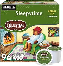 Celestial Seasonings Sleepytime Herbal Tea, Single-Serve Keurig K-Cup Pods, 96 Count