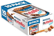 Nutella & GO! Chocolate Hazelnut Spread with Cocoa + Pretzel Sticks, 10 Snack Packs, 1.9 oz Each
