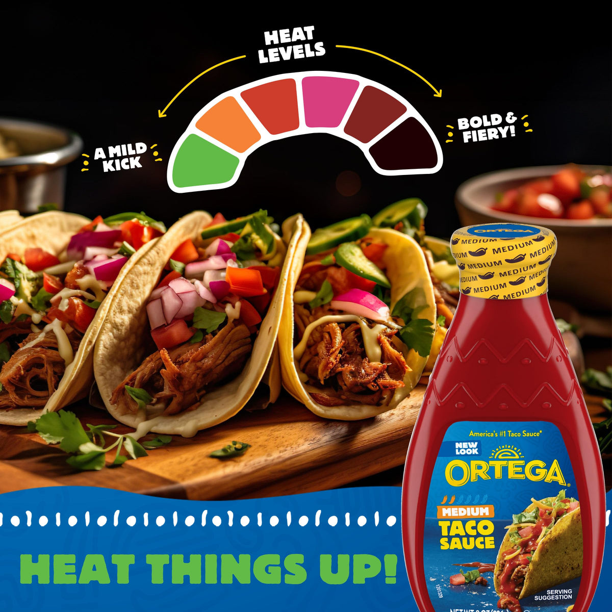 Ortega 16 Ounce (Pack of 1) / Medium / 1 Taco Sauce