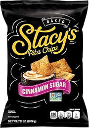 Stacy's Cinnamon Sugar Flavored Pita Chips, 7.33 Ounce (Pack of 12)