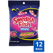 Mini Glow Ups Strawberry-Watermelon Soft & Chewy Gummy Candy by Swedish Fish – 6.7 oz