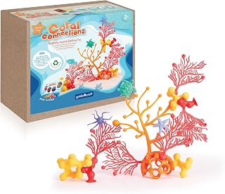 Guidecraft Coral Connections - 40 pc. Set: Fun Educational Building Toy Set for Children